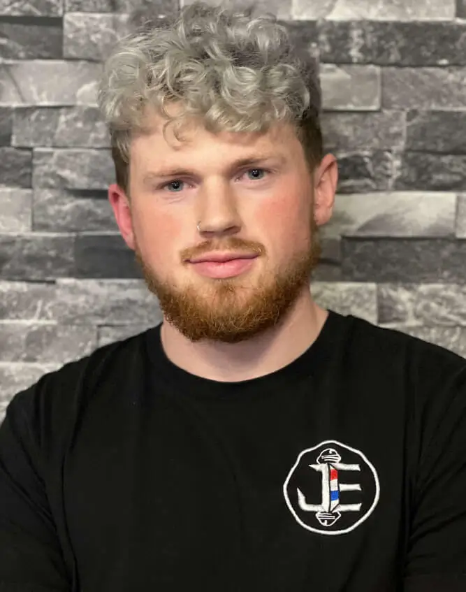 Mason, senior barber at Jo-Ents specialising in classic and textured cuts